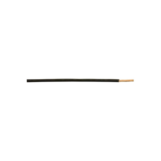 Thin Wall Single Cable - 2mm, Black, 28/0.30 Strand, 50m Roll, 25A, ISO 6722 Class B, For Headlamps & Heaters Length 50 m