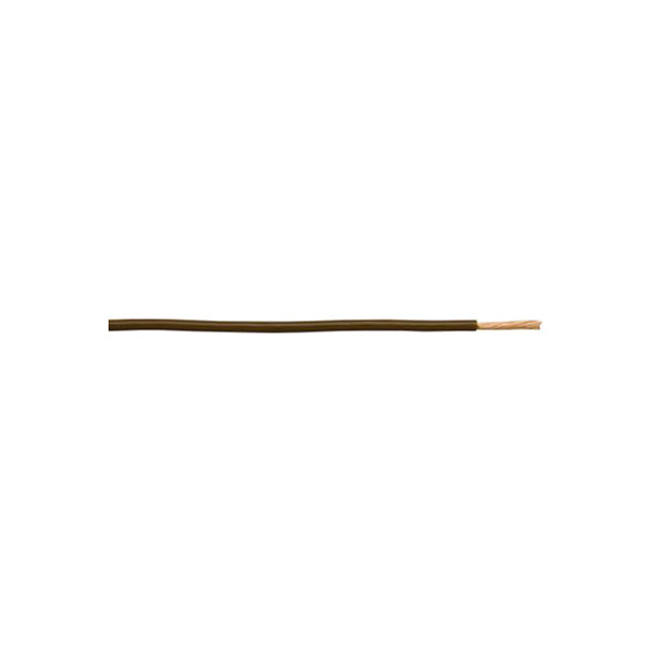 Thin Wall Single Cable - 2mm, Brown, 28/0.30 Strand, 50m Roll, 25A, ISO 6722 Class B, For Headlamps & Heaters Length 50 m
