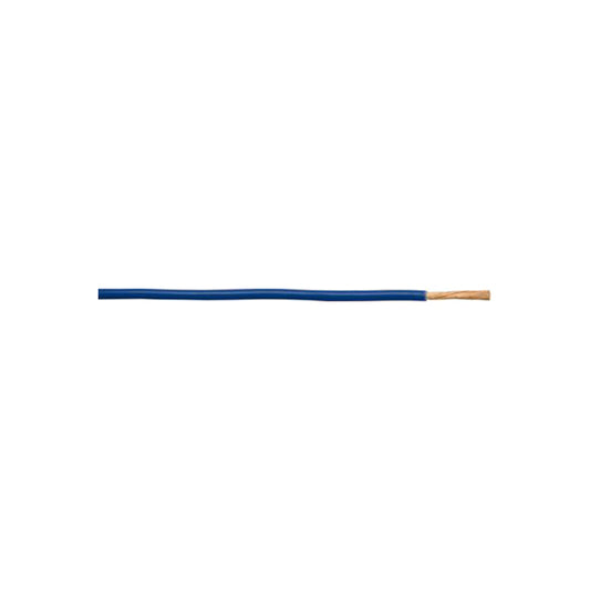 Thin Wall Single Cable - 2mm, Blue, 28/0.30 Strand, 50m Roll, 25A, ISO 6722 Class B, For Headlamps & Heaters Length 50 m