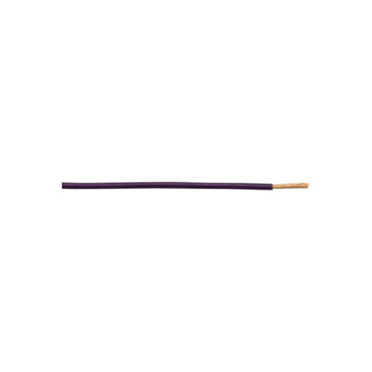 Thin Wall Single Cable - 2mm, Purple, 28/0.30 Strand, 50m Roll, 25A, ISO 6722 Class B, For Headlamps & Heaters Length 50 m