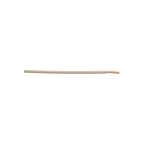 Thin Wall Single Cable - 2mm, White, 28/0.30 Strand, 50m Roll, 25A, ISO 6722 Class B, For Headlamps & Heaters Length 50 m