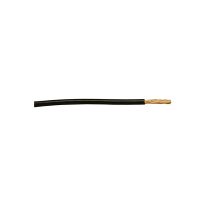 Thin Wall Single Cable - 4.5mm, Black, 65/0.30 Strand, 30m Roll, 42A, ISO 6722 Class B, For Dynamo/Alternator Circuits Length 30 m