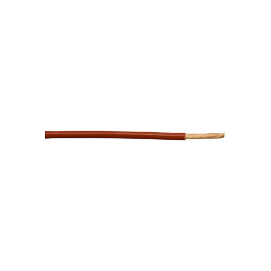 Thin Wall Single Cable - 4.5mm, Red, 65/0.30 Strand, 30m Roll, 42A, ISO 6722 Class B, For Dynamo/Alternator Circuits Length 30 m