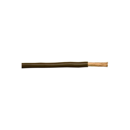 Thin Wall Single Cable - 8.5mm, Brown, 120/0.30 Strand, 30m Roll, 63A, ISO 6722 Class B Length 30 m