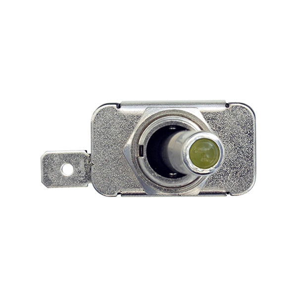 LED Metal Toggle Switch Amber 12V Heavy Duty 25A Silver Contacts Pack of 10