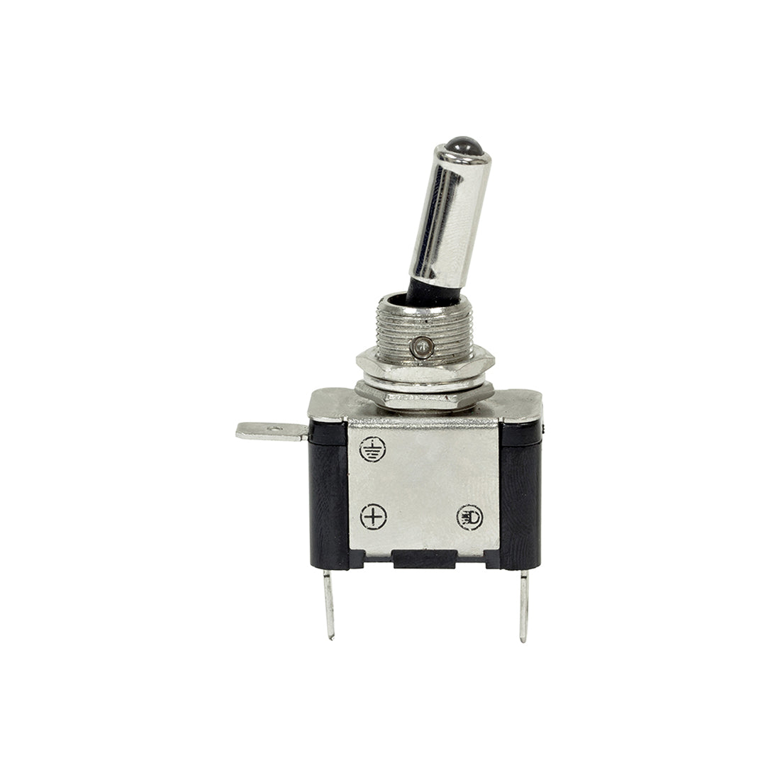 LED Metal Toggle Switch - 12V, Blue, Fits Ø12.5mm Hole, 25A, Heavy Duty, Silver Contacts Pack of 10