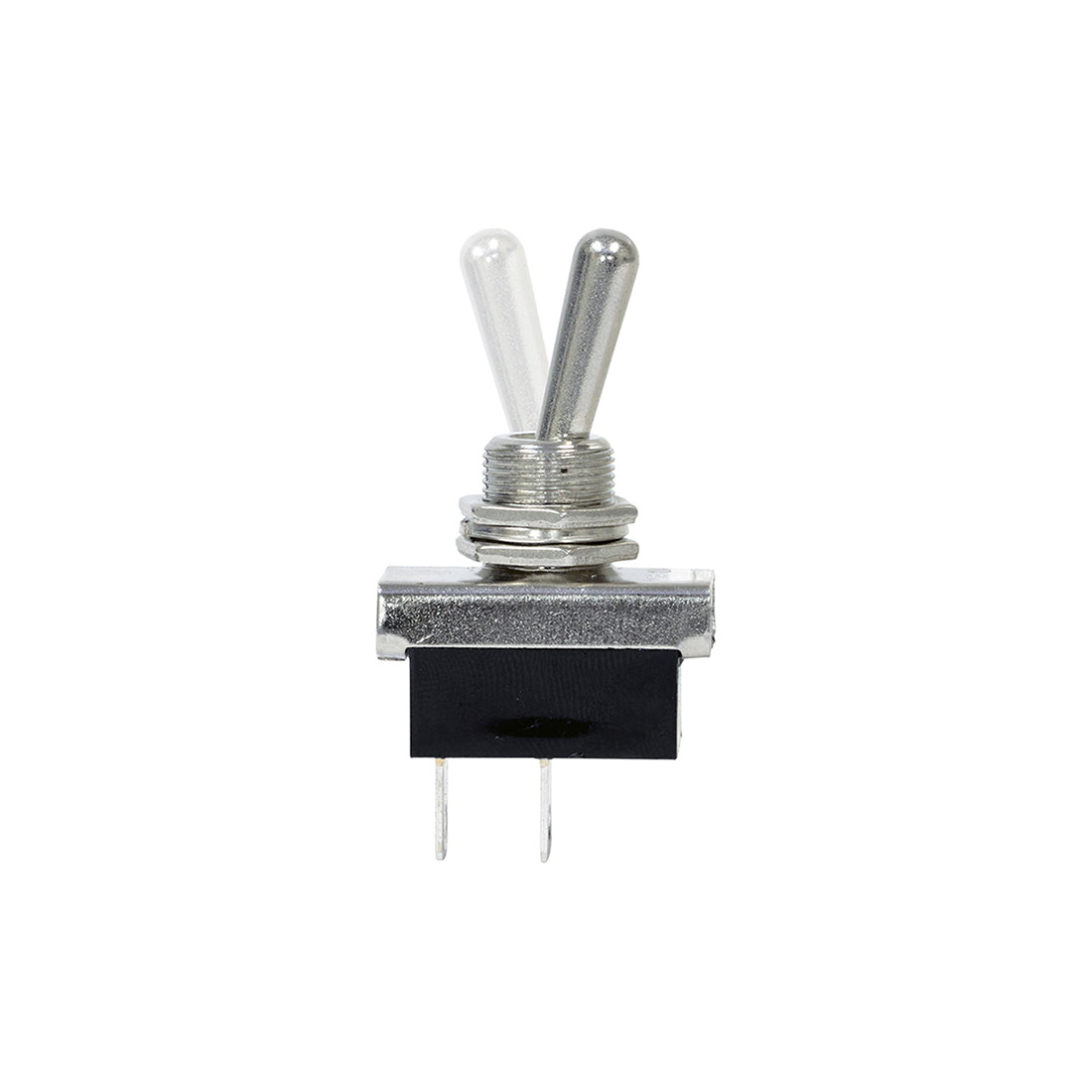 Metal Toggle Switch - 12V, On/Off, Fits Ø12.5mm Hole, 25A, Heavy Duty, Silver Contacts Pack of 10