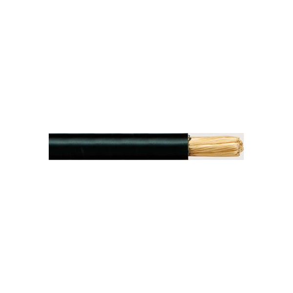 Starter Cable - 25mm², Black, 196/0.40 Strand, 170A, Ø9.8mm, Resistant to Oil & Acids Length 10 m