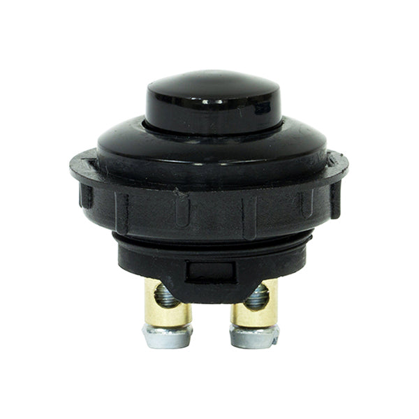 Push Button Switch - 12V, Heavy Duty, Fits Ø26mm Hole, 16A, Plastic, Momentary Action Pack of 10