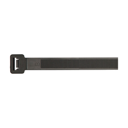 Cable Ties 580mm x 12.6mm Black Nylon 6.6 Standard Type Pack of 12 x 100