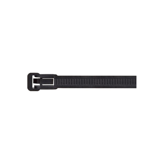 HellermannTyton Cable Ties 250mm x 7.5mm Black Ref REL250 Pack of 100