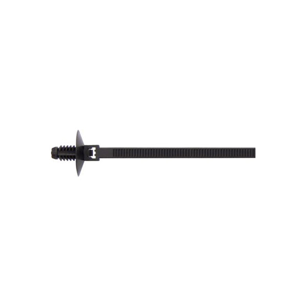 HellermannTyton Cable Ties 170mm x 5.0mm Black Ref REL30SDP6 Fir-Tree Base Pack of 100