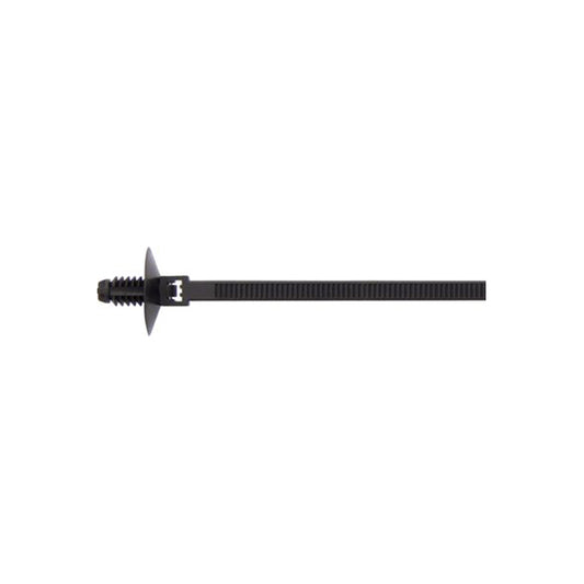 HellermannTyton Cable Ties 170mm x 5.0mm Black Ref REL30SDP6 Fir-Tree Base Pack of 100