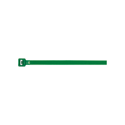 Cable Ties 300mm x 4.8mm GreenNylon 6.6 Standard Type Pack of 10 x 100