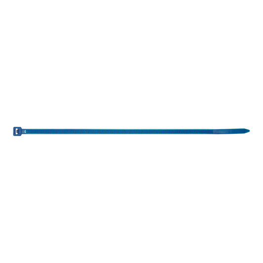 Cable Ties 370mm x 4.8mm Blue Nylon 6.6 Standard Type Pack of 90 x 100