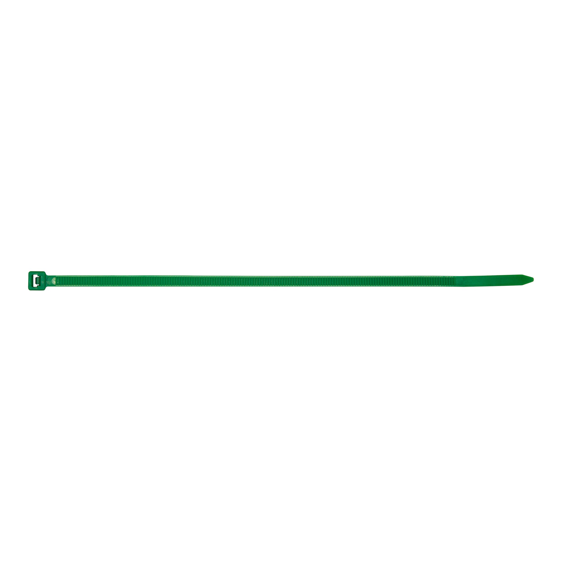 Cable Ties 370mm x 4.8mm Green Nylon 6.6 Standard Type Pack of 5 x 100