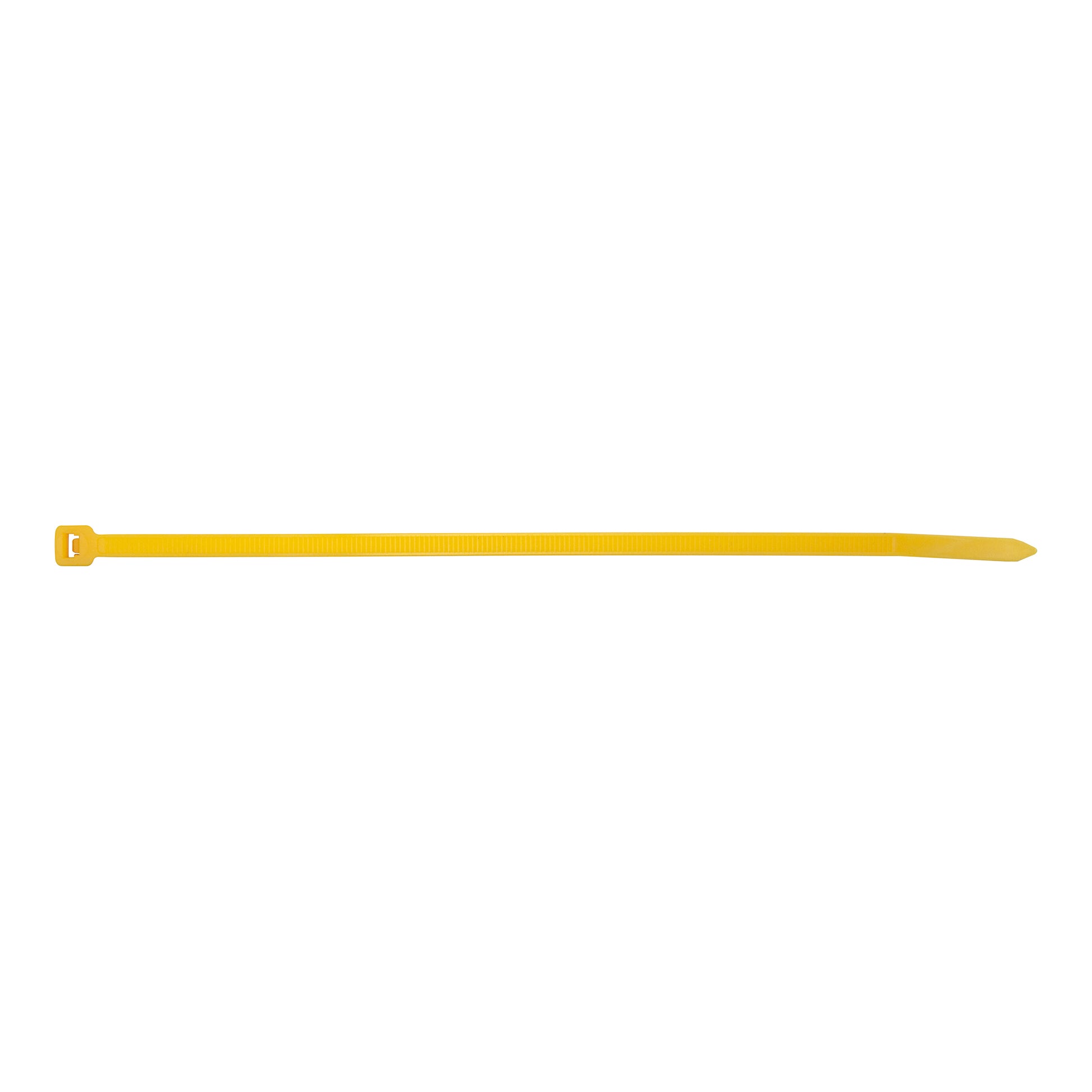Cable Ties 370mm x 4.8mm Yellow Nylon 6.6 Standard Type Pack of 90 x 100