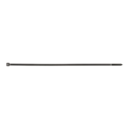 Cable Ties 370mm x 4.8mm Black Nylon 6.6 Standard Type Pack of 5 x 100