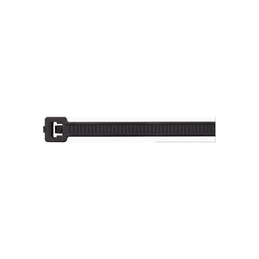 HellermannTyton Cable Ties 390mm x 7.6mm Black Ref T120R Pack of 100