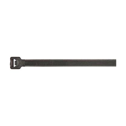 Cable Ties 300mm x 8.0mm Black Nylon 6.6 Standard Type Pack of 50 x 100