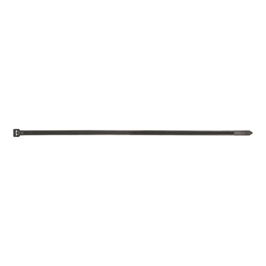 Cable Ties 530mm x 9.0mm Black Nylon 6.6 Standard Type Pack of 20 x 100