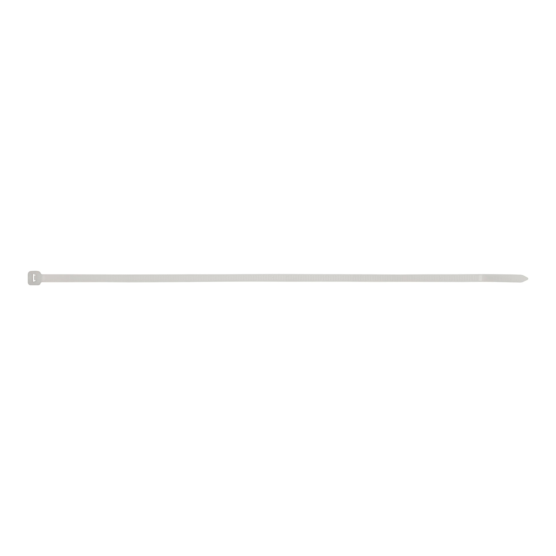 Cable Ties 250mm x 4.8mm NaturalNylon 6.6 Standard Type Pack of 10 x 100