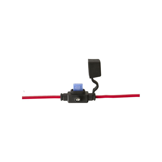 LED Mini Blade Fuse Holder 20A 12/24V Waterproof Lid Indicator Pack of 10