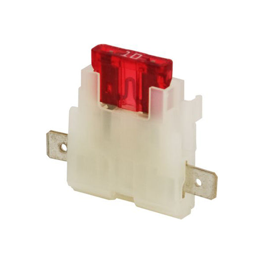 Standard Blade Fuse Holder White Clip Together Multiple Fuse Box Pack of 10