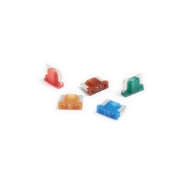 Littelfuse Low Profile Mini Fuse 10A Micro Nylon Housing Pack of 25