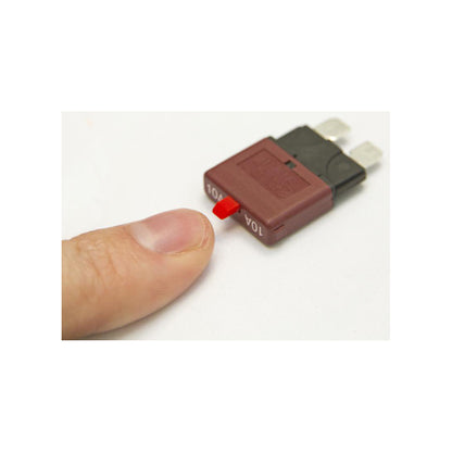 Circuit Breaker Blade Fuse 20A 28V DC Standard Manual Reset Pack of 5
