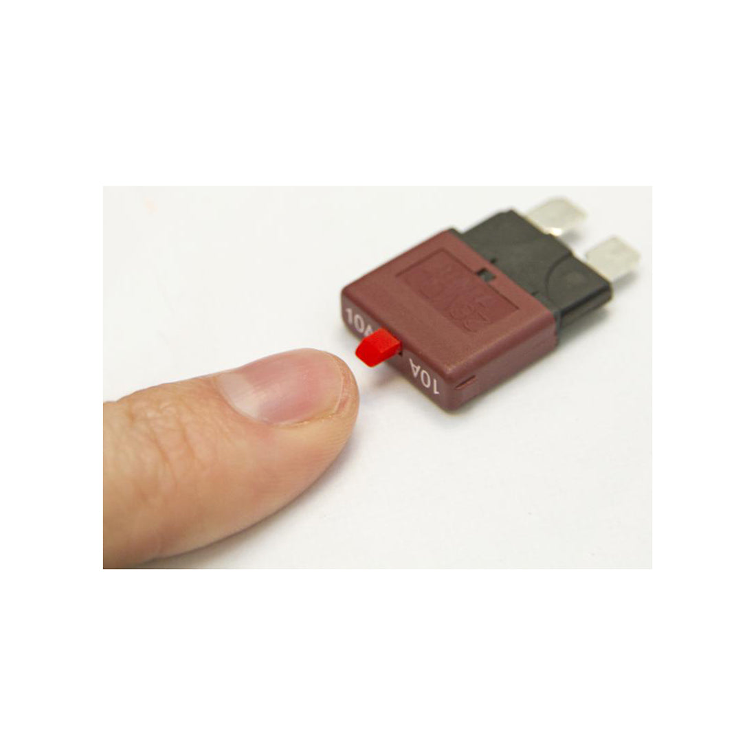 Circuit Breaker Blade Fuse 25A 28V DC Standard Manual Reset Pack of 5