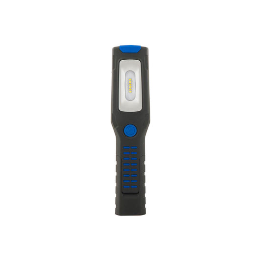 VISION VISION Flex Mag Hand Lamp/Torch - 300 Lumens, Black/Blue, Mains & Vehicle Charging, Magnetic Base Qty 1