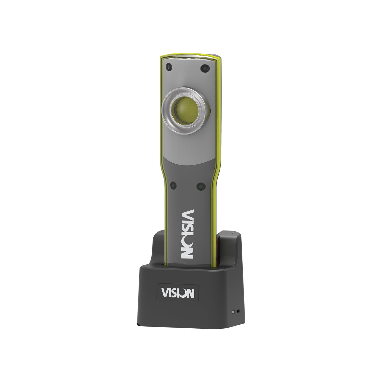 VISION COB Hand Lamp + Dock 1000lm 3W Torch Wall Mount Charging Dock IP54 Rated Qty 1