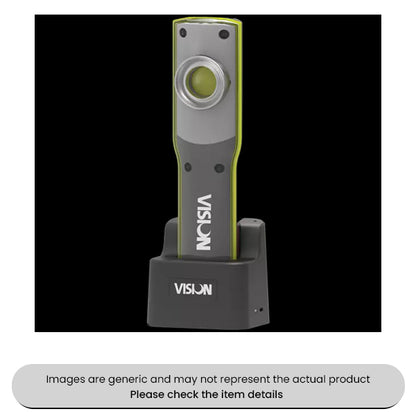 Vision COB Hand Lamp & Charging Dock 10W 1000 Lumens Pack Qty 1