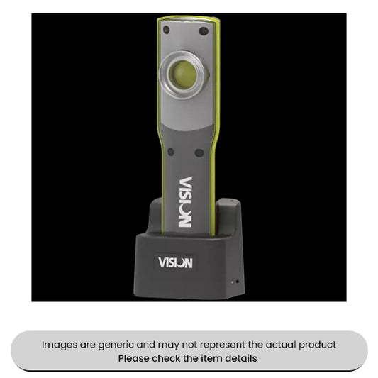 Vision COB Hand Lamp & Charging Dock 10W 1000 Lumens Pack Qty 1