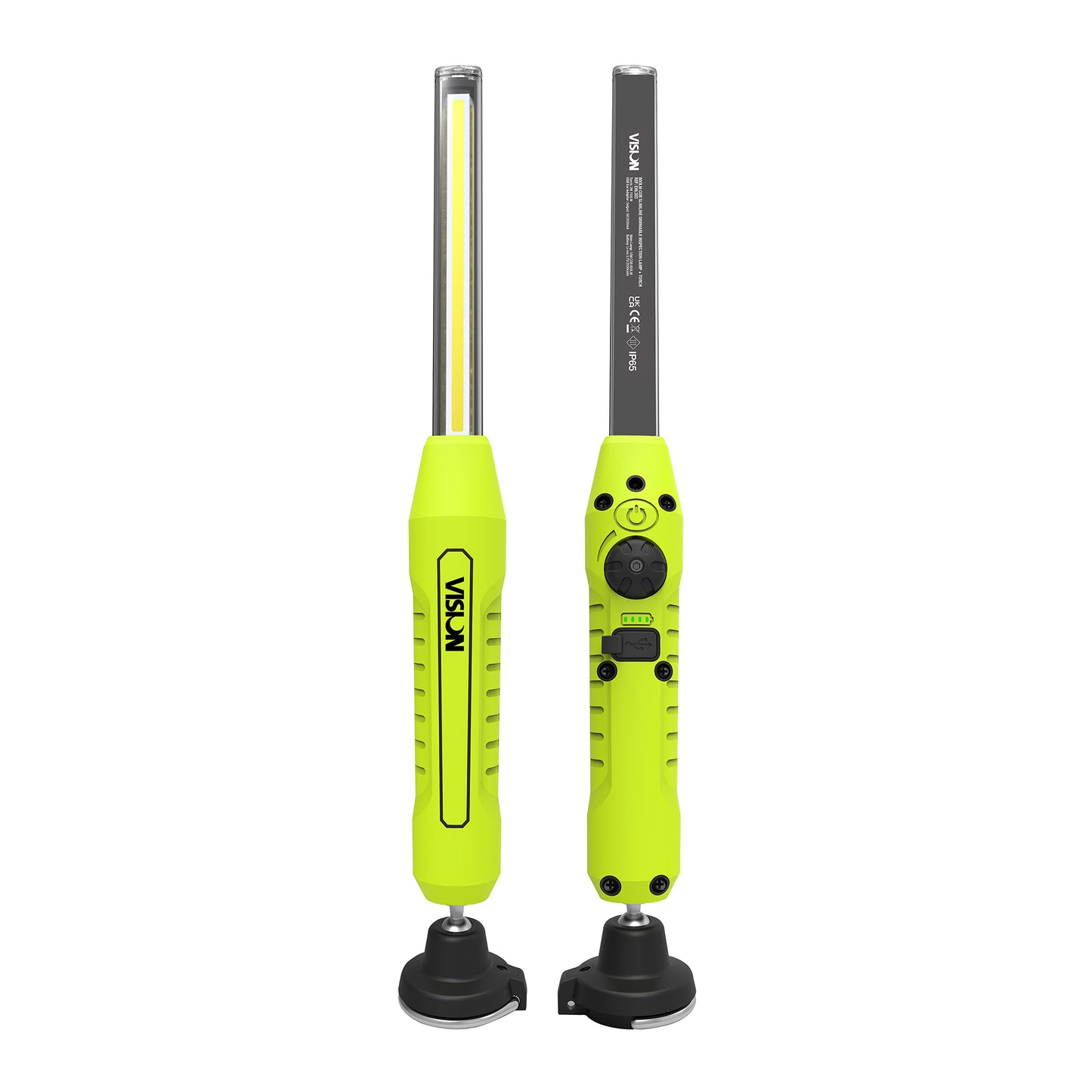 VISION Slimline COB Inspection Lamp 800lm 2W Torch Dimmable Magnetic Stand IP65 Rated Qty 1