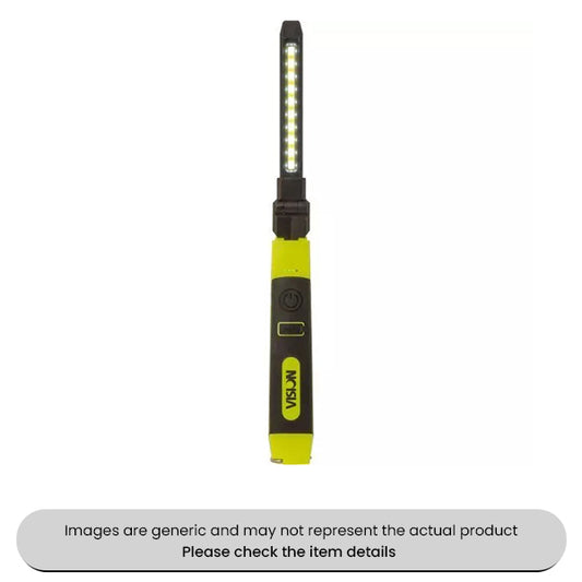 Slimline COB LED Inspection Lamp 9mm 2W Dual Flexible Folding Pack Qty 1