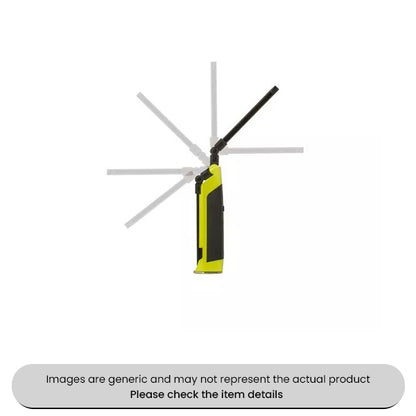 Slimline COB LED Inspection Lamp 9mm 2W Dual Flexible Folding Pack Qty 1
