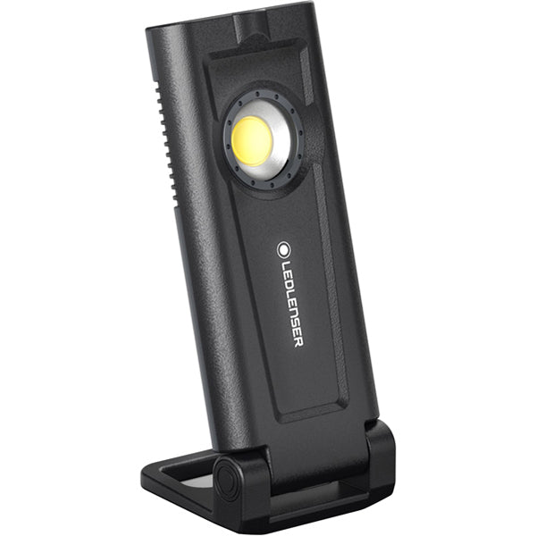 LEDLENSER LEDLENSER Rechargeable LED Work Light - 200 Lumens, Magnetic Charging, Adjustable Base, IP54 Rated Qty 1