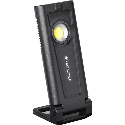 LEDLENSER LEDLENSER Rechargeable LED Work Light - 200 Lumens, Magnetic Charging, Adjustable Base, IP54 Rated Qty 1
