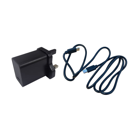 USB-C Mains Adaptor 100-240V 50/60Hz 0.8A Compact Charger Qty 1