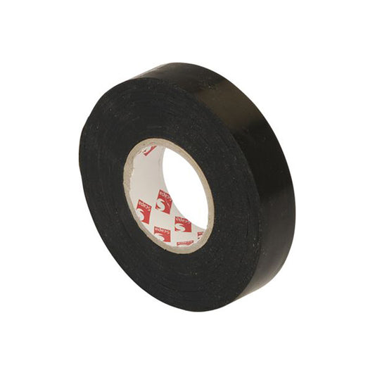 Loom Tape 19mm x 33m - Black PVC, Non?Adhesive Pack of 2