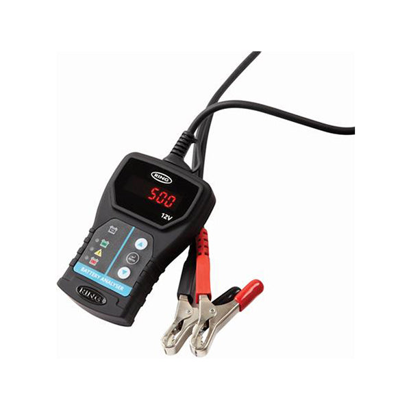 RING Digital Battery Analyser - 12V, LED Display, Tests 100–1700 CCA, Fast Accurate Results Qty 1