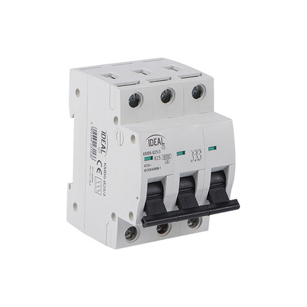 Circuit Breaker - Triple Pole, 25A, C Type, EN60898?1 Qty 1