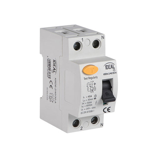 RCD - Type AC, 4?Pole, 100A, 30mA, EN61008?1 Compliant Qty 1