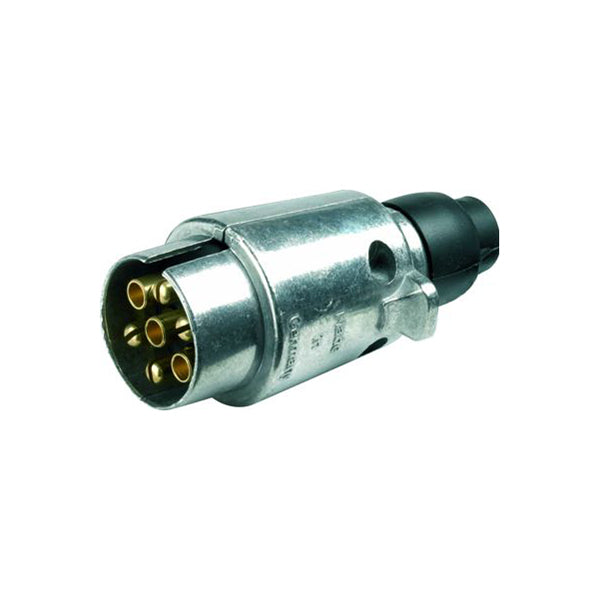 Trailer Plug - Metal, 7?Pin 12N, 12V Pack of 5