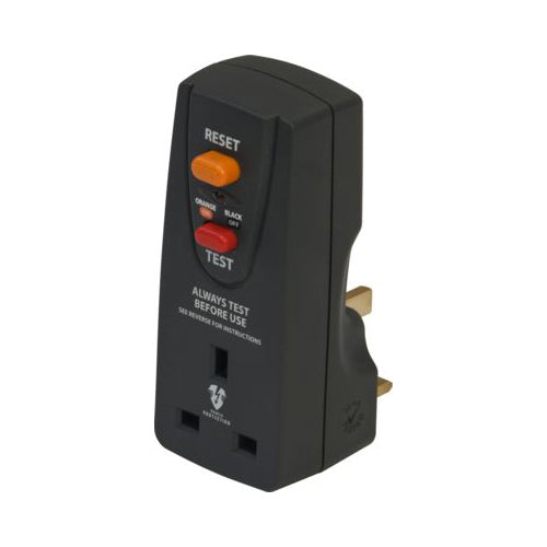 RCD Safety Adaptor 240V Portable Residual Current Device Protection Qty 1