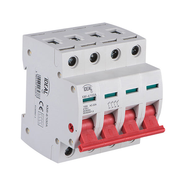 Switch Disconnector - 4?Pole, 100A, EN60947?3 Qty 1