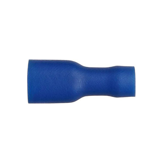 Blue Fully Insulated Female Terminals 6.3mm Cable 1.5-2.5 square mm Pack of 1,000