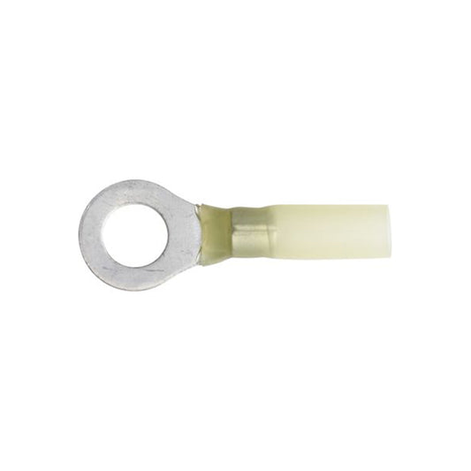 Heat Shrink Terminals Advanced Yellow Ring 8.4mm (5/16") Standard Length for 4.0–6.0mm² Cable Pack of 25